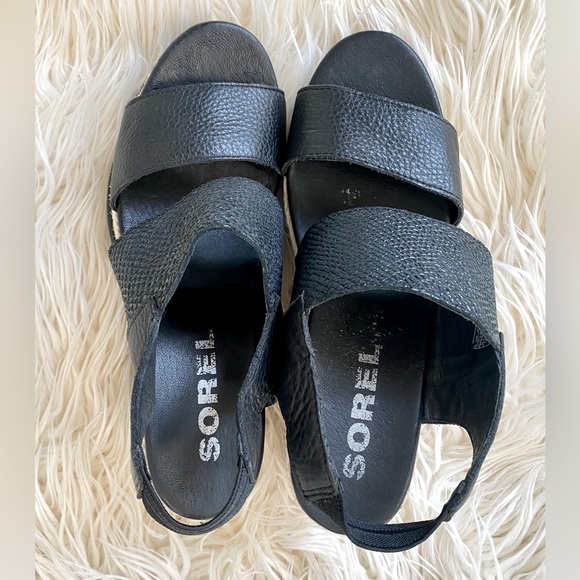 SOREL Joanie II Slingback Wedge Sandals - Picture 3 of 6